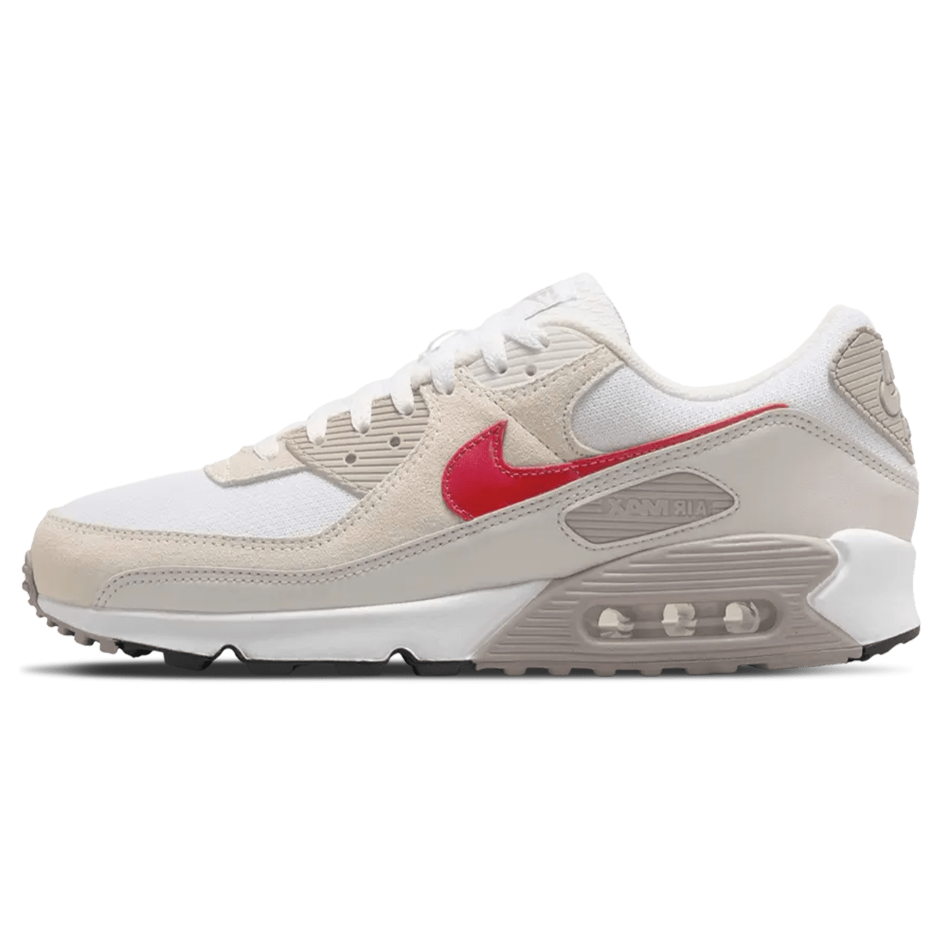 Nike Air Max 90 'Summit White University Red' — UK 3 | EU 35.5 | US 3.5 — Front View