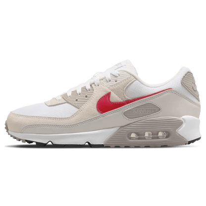 Nike Air Max 90 'Summit White University Red' — UK 3 | EU 35.5 | US 3.5 — Front View