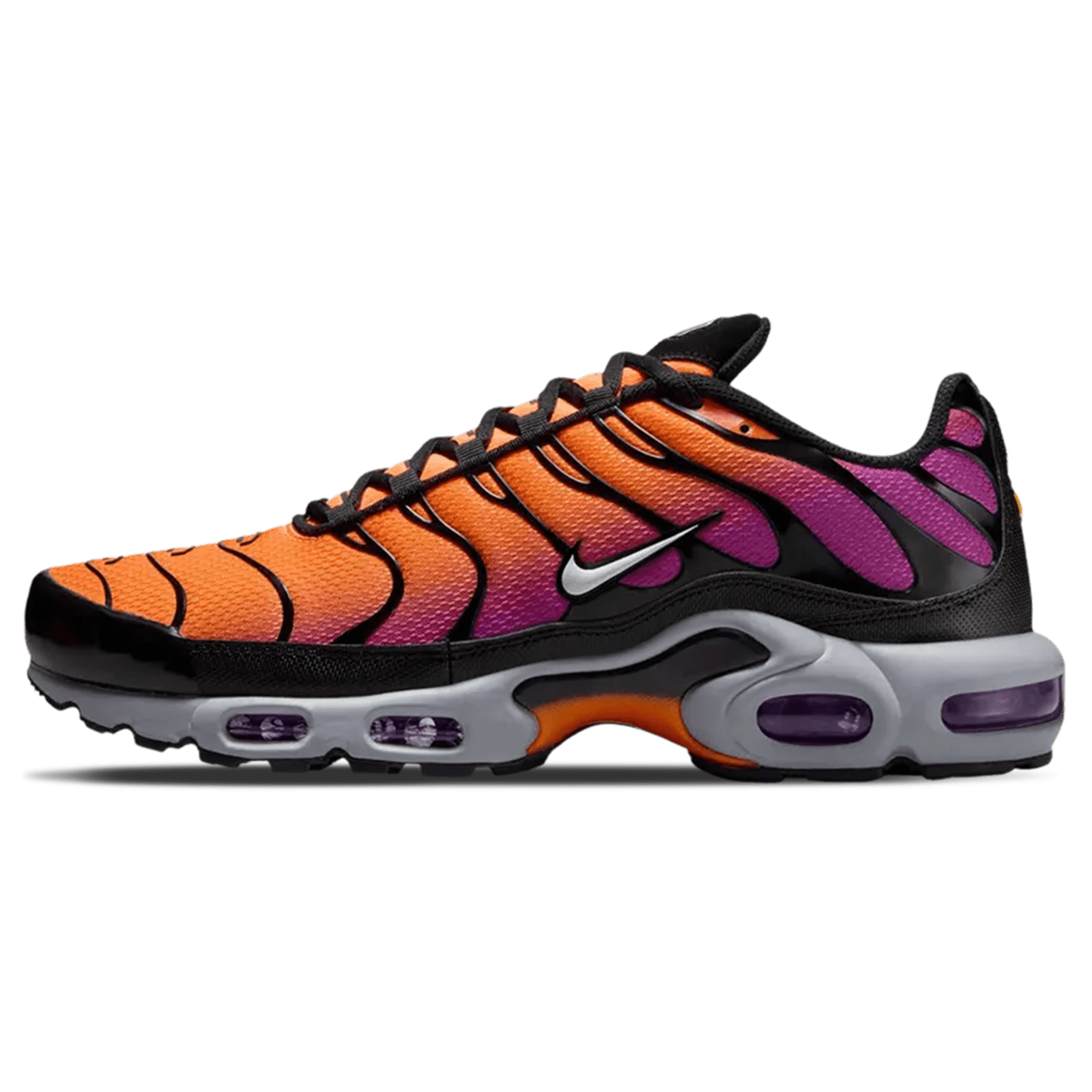 Nike Air Max Plus 'Total Orange Vivid Purple' — UK 3 | EU 35.5 | US 3.5 — Front View