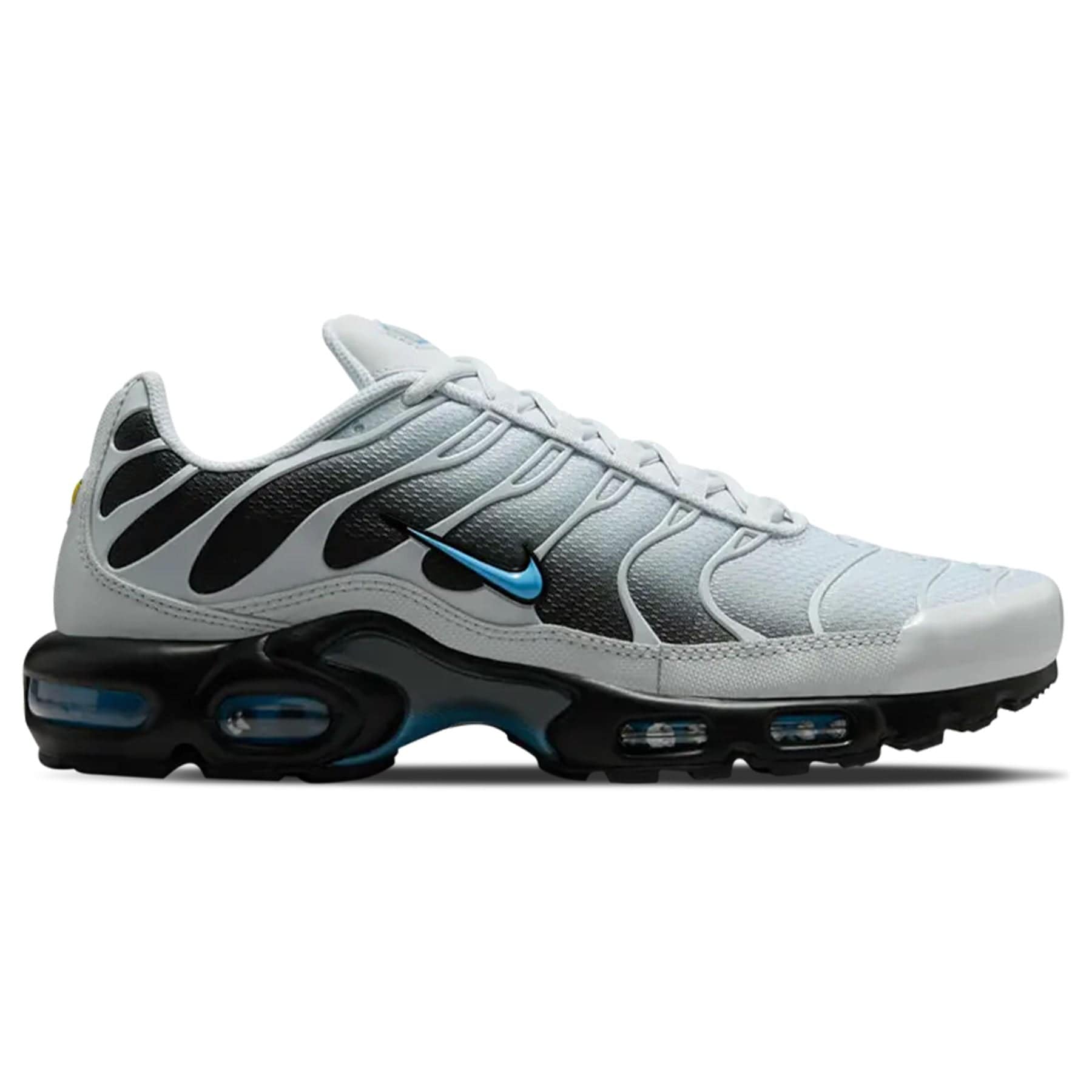 Nike Air Max Plus 'Pure Platinum University Blue' — UK 3 | EU 35.5 | US 3.5 — Side View