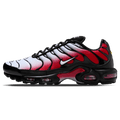 Nike Air Max Plus 'Pure Platinum University Red' — UK 3 | EU 35.5 | US 3.5 — Front View