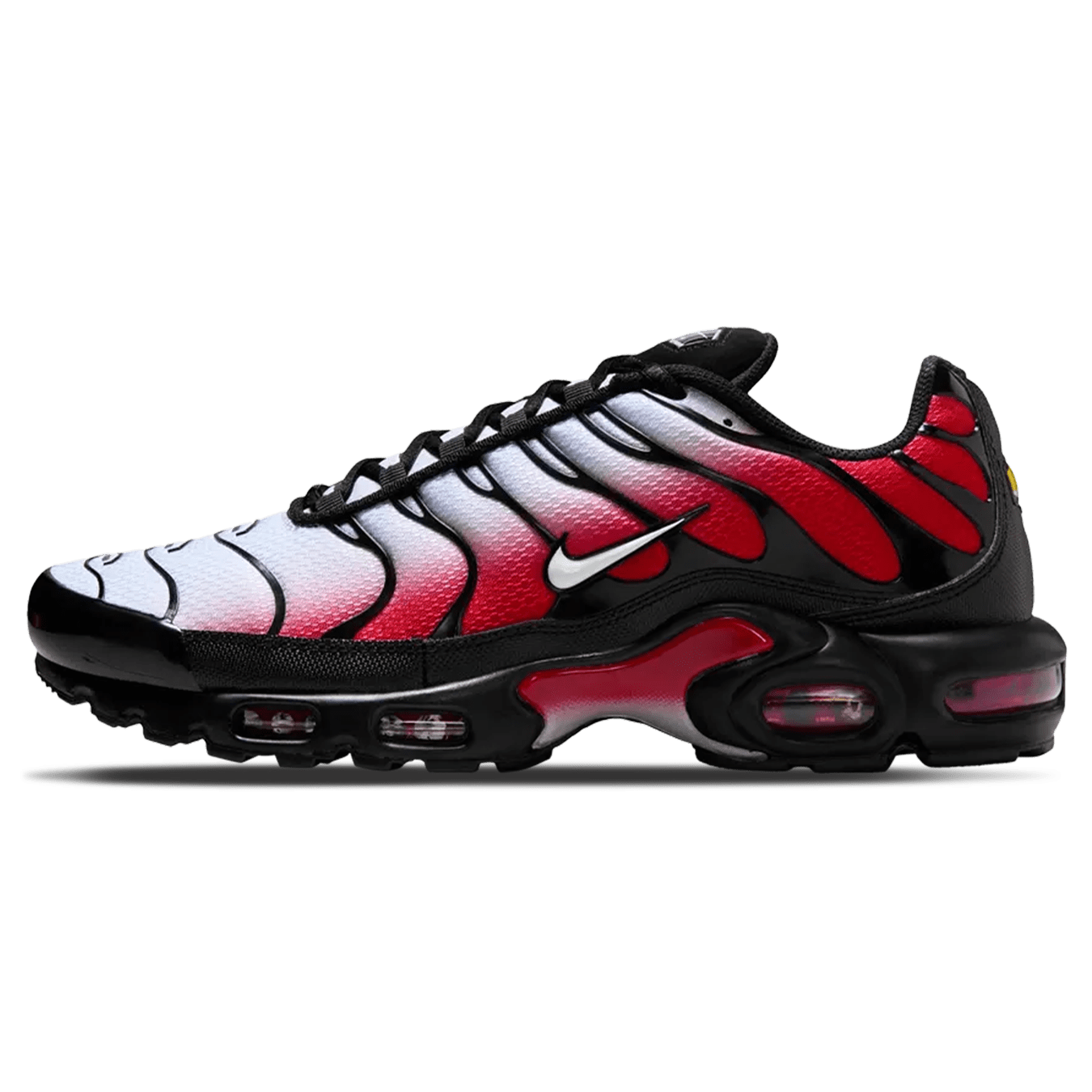Nike Air Max Plus 'Pure Platinum University Red' — UK 3 | EU 35.5 | US 3.5 — Front View