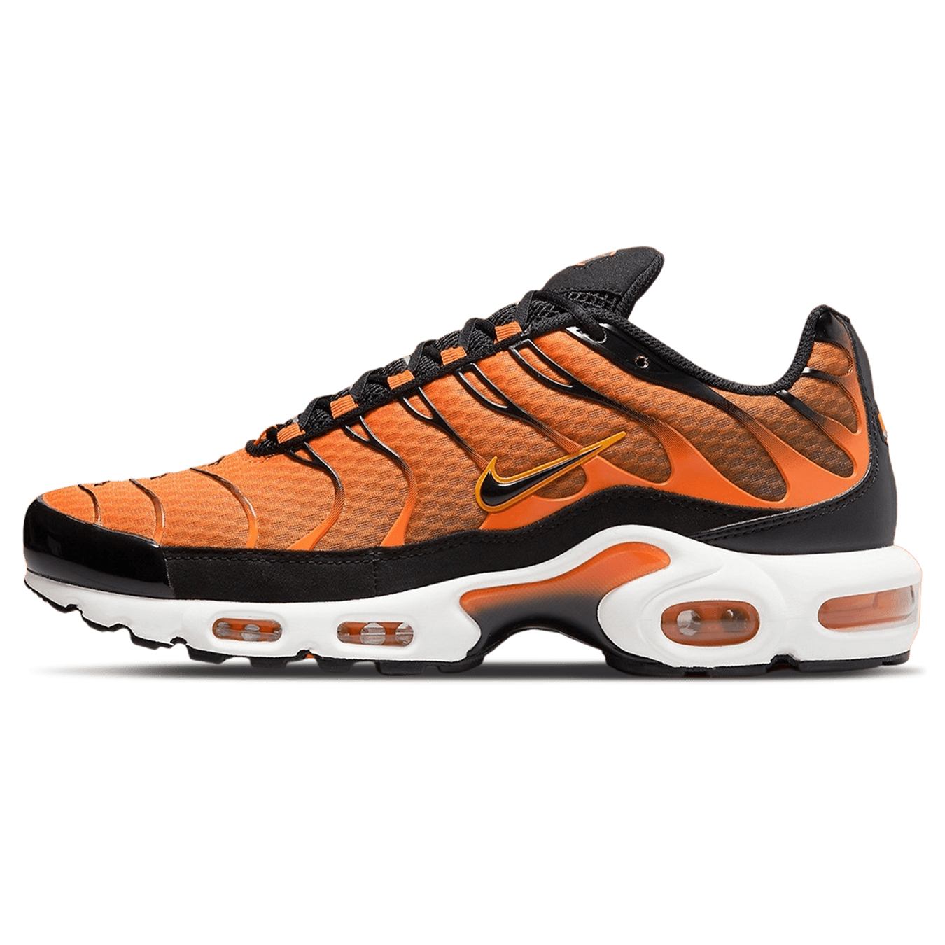 Nike Air Max Plus 'Safety Orange Black' — UK 3 | EU 35.5 | US 3.5 — Front View