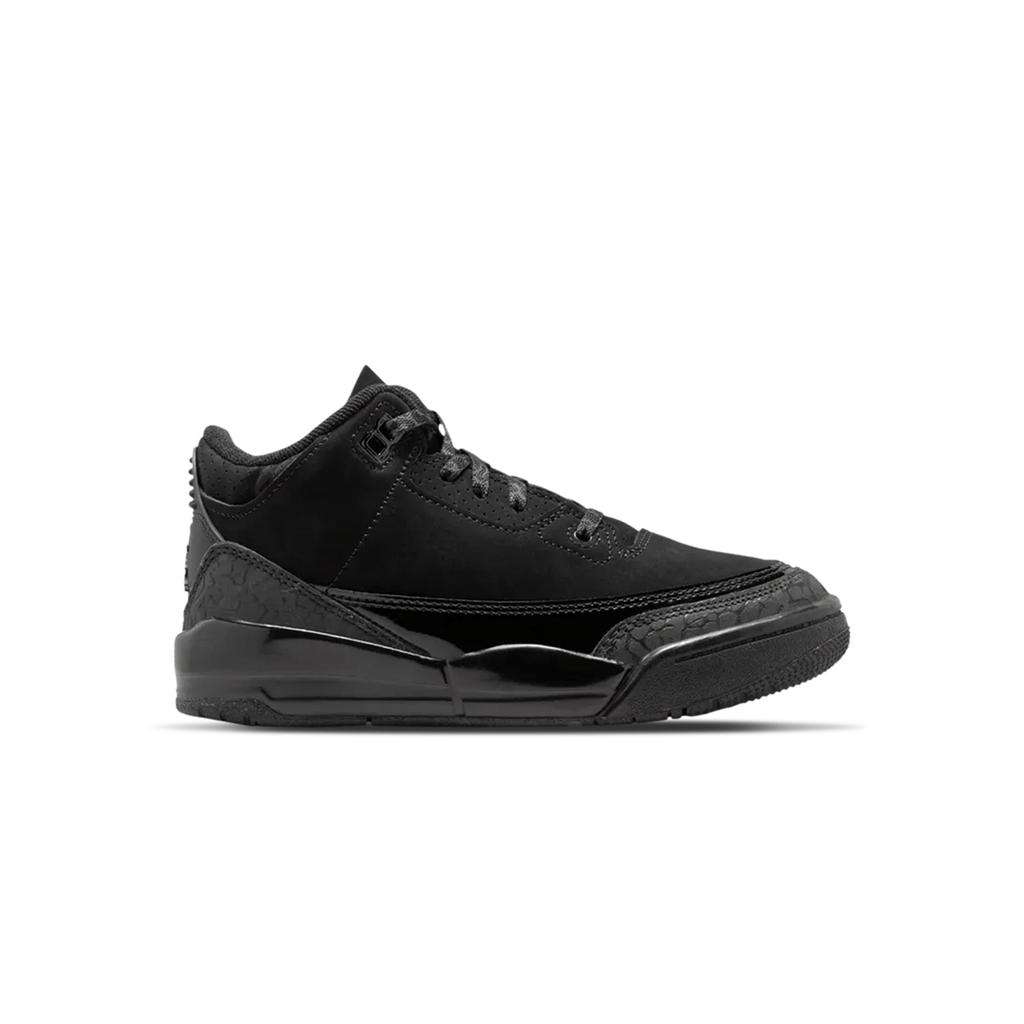 Air Jordan 3 Retro PS 'Black Cat' 2025 — UK 10C | EU 27.5 | US 10.5C — Side View