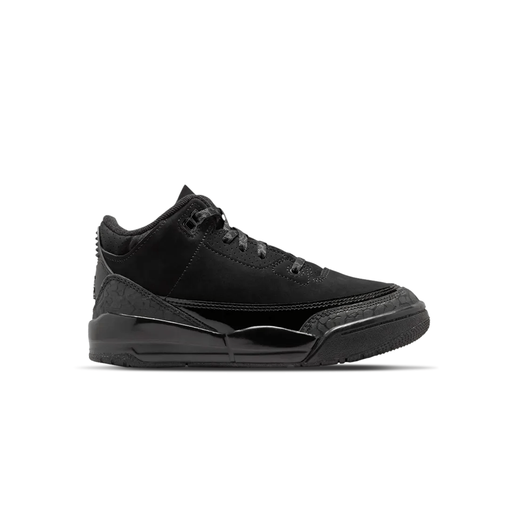 Air Jordan 3 Retro PS 'Black Cat' 2025 — UK 10C | EU 27.5 | US 10.5C — Side View