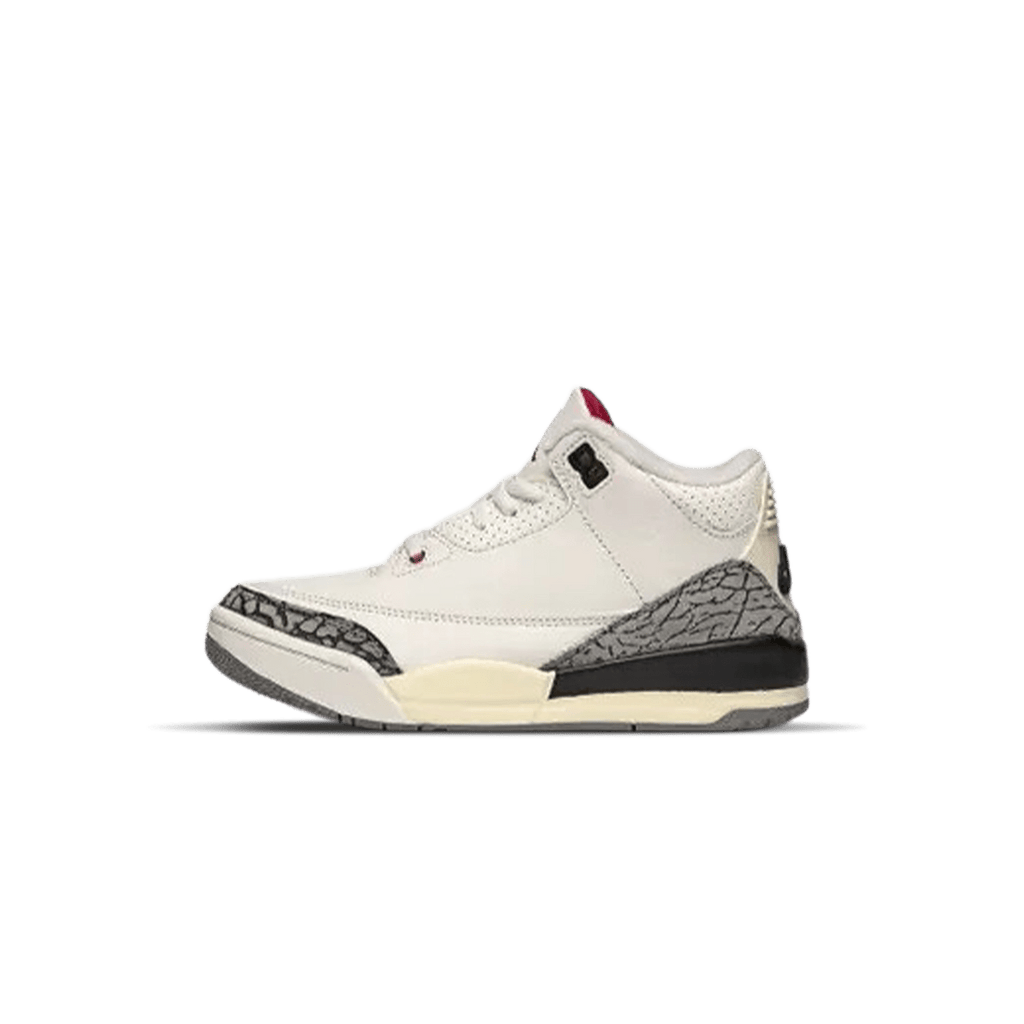 Air Jordan 3 Retro PS 'White Cement Reimagined' — UK 10C | EU 27.5 | US 10.5C — Front View