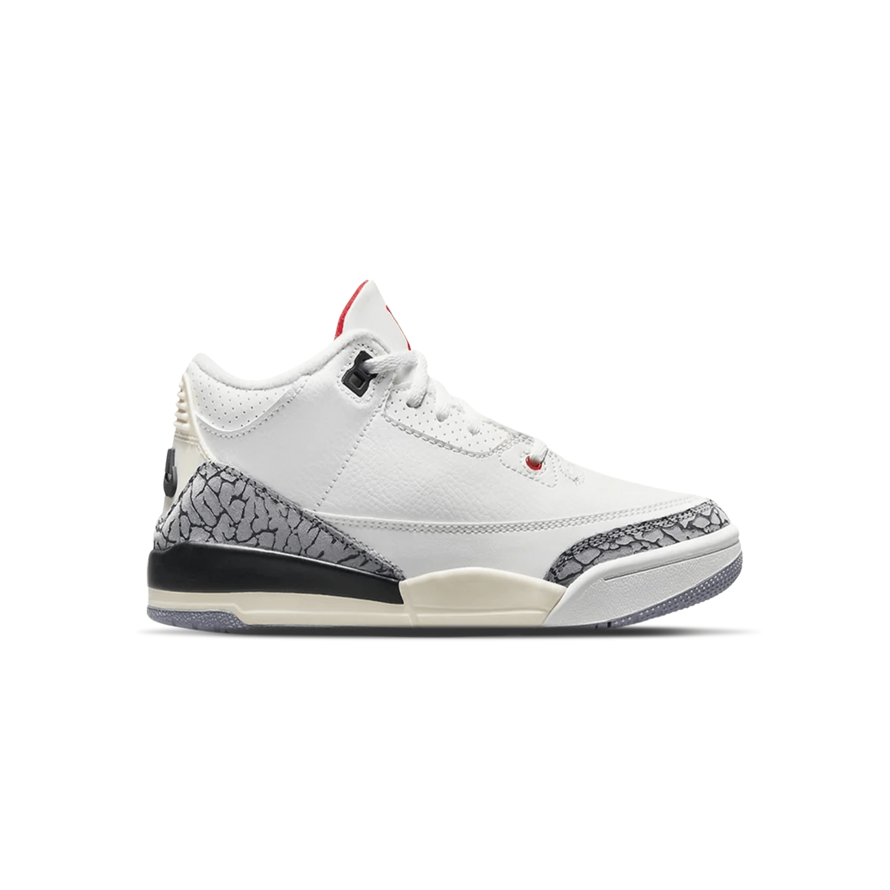 Air Jordan 3 Retro PS 'White Cement Reimagined' — UK 10C | EU 27.5 | US 10.5C — Side View