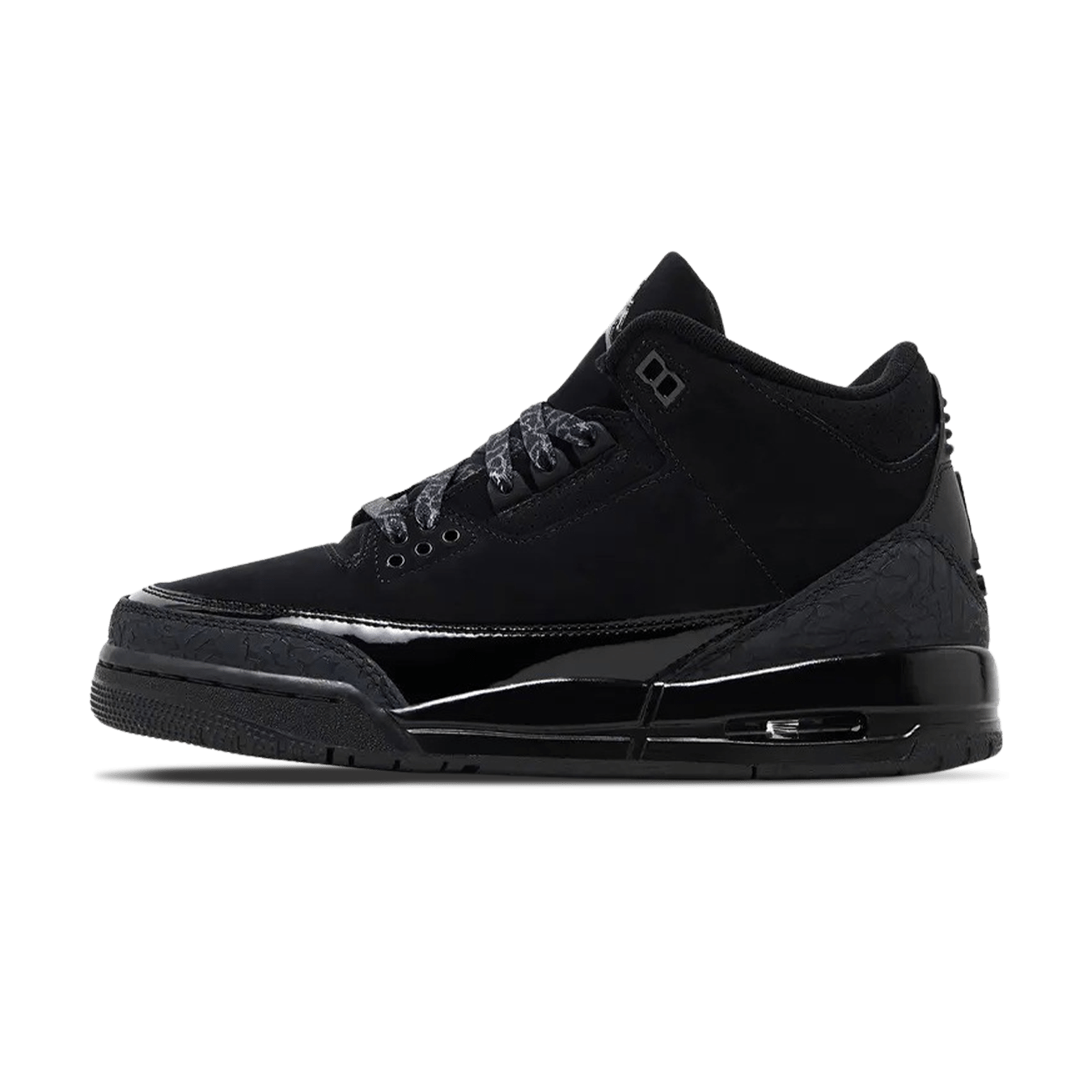 Air Jordan 3 Retro OG GS 'Black Cat' 2025 — UK 13.5 | EU 32 | US 1Y — Front View
