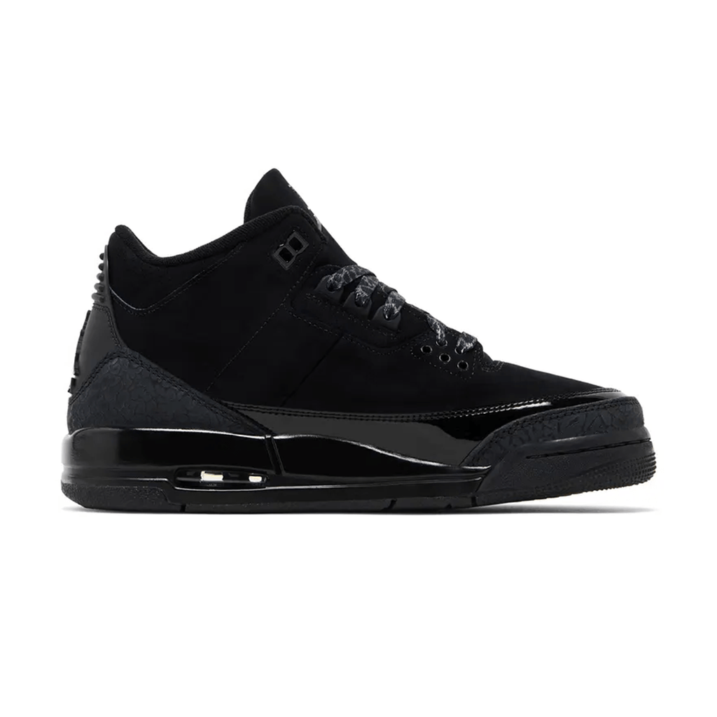 Air Jordan 3 Retro OG GS 'Black Cat' 2025 — UK 13.5 | EU 32 | US 1Y — Side View