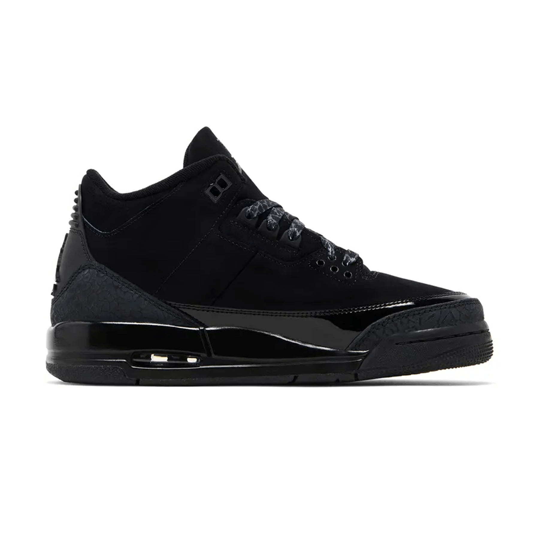 Air Jordan 3 Retro OG GS 'Black Cat' 2025 — UK 13.5 | EU 32 | US 1Y — Side View