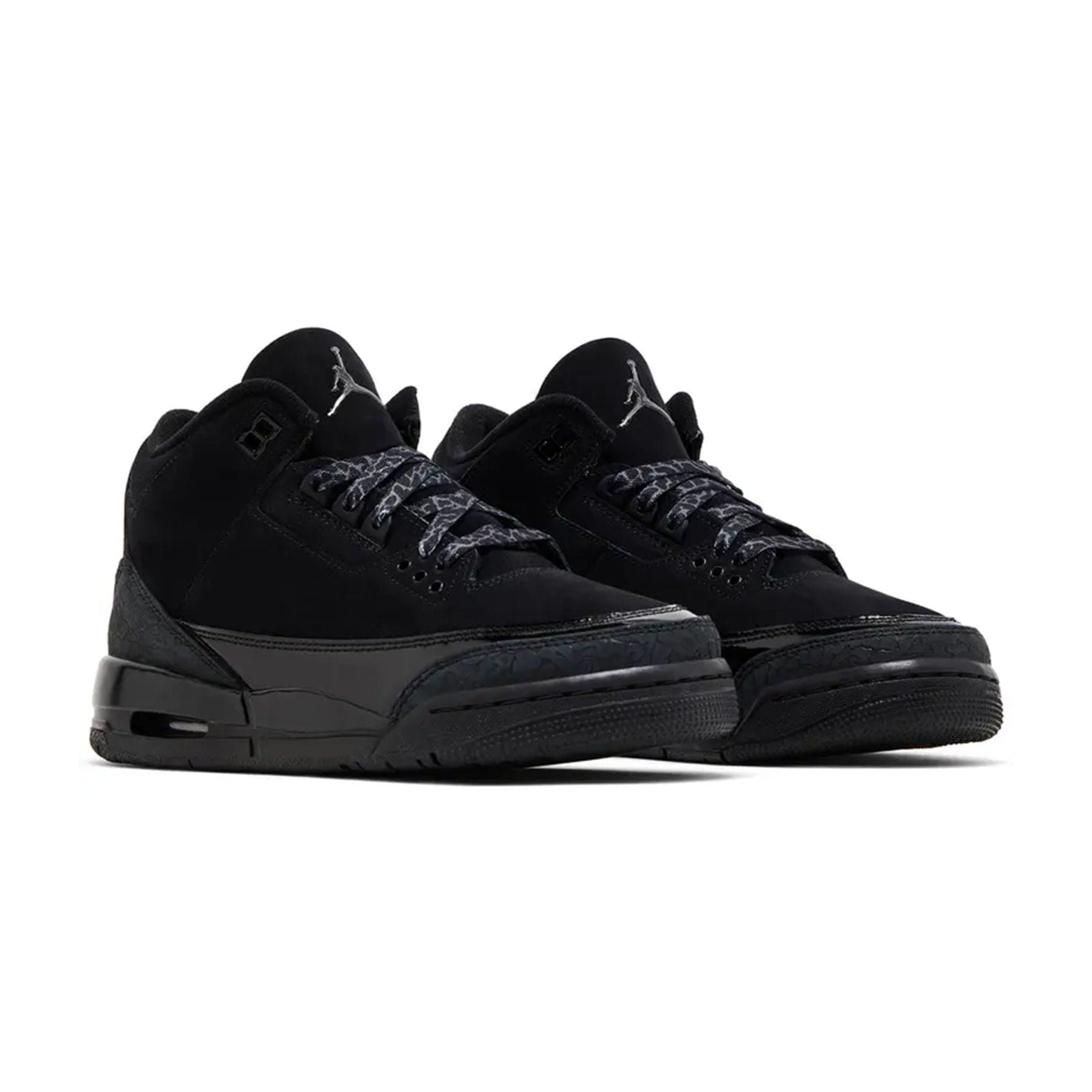 Air Jordan 3 Retro OG GS 'Black Cat' 2025 — UK 13.5 | EU 32 | US 1Y — Back View