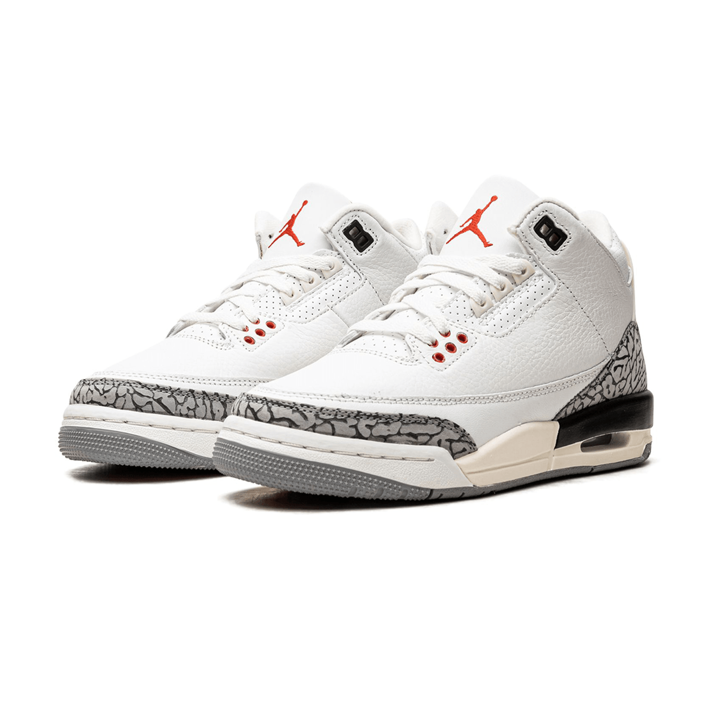 Air Jordan 3 Retro GS 'White Cement Reimagined' — UK 13.5 | EU 32 | US 1Y — Side View