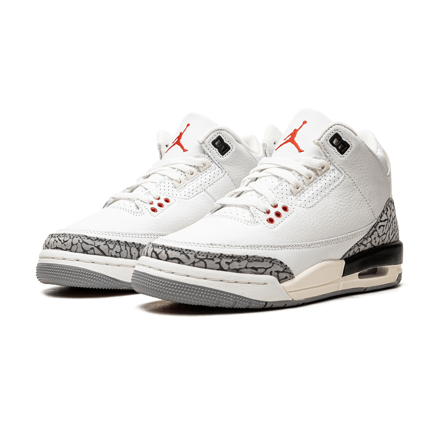 Air Jordan 3 Retro GS 'White Cement Reimagined' — UK 13.5 | EU 32 | US 1Y — Side View