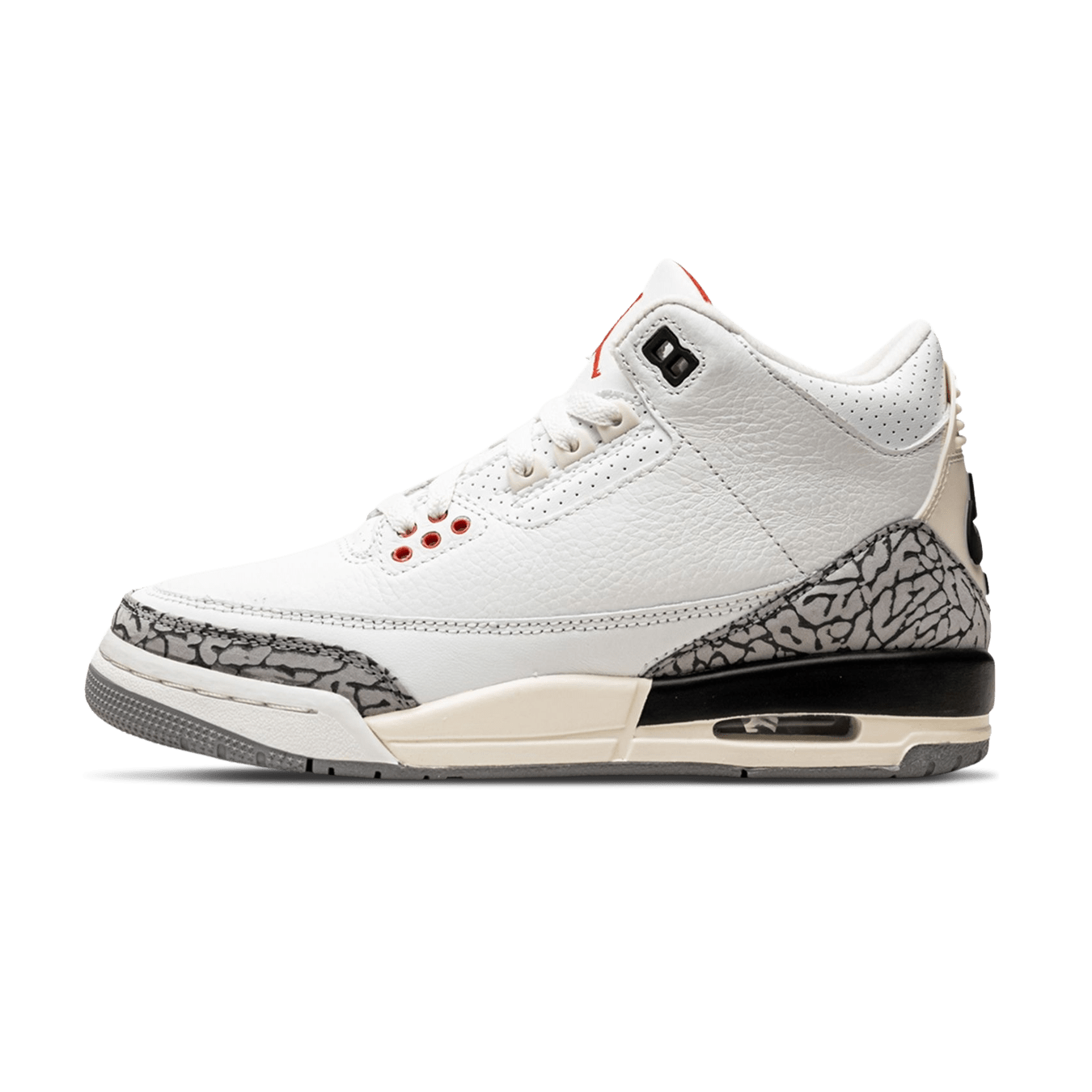 Air Jordan 3 Retro GS 'White Cement Reimagined' — UK 13.5 | EU 32 | US 1Y — Front View