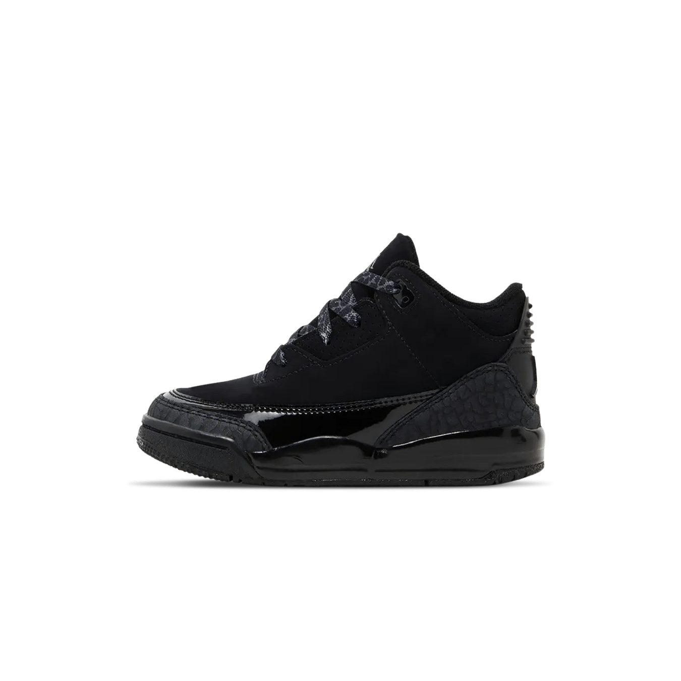 Air Jordan 3 Retro TD 'Black Cat' 2025 — UK 0C | EU 15 | US 0C — Front View
