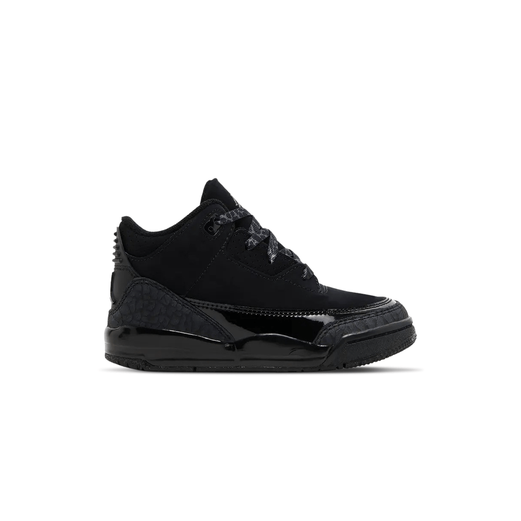 Air Jordan 3 Retro TD 'Black Cat' 2025 — UK 0C | EU 15 | US 0C — Side View
