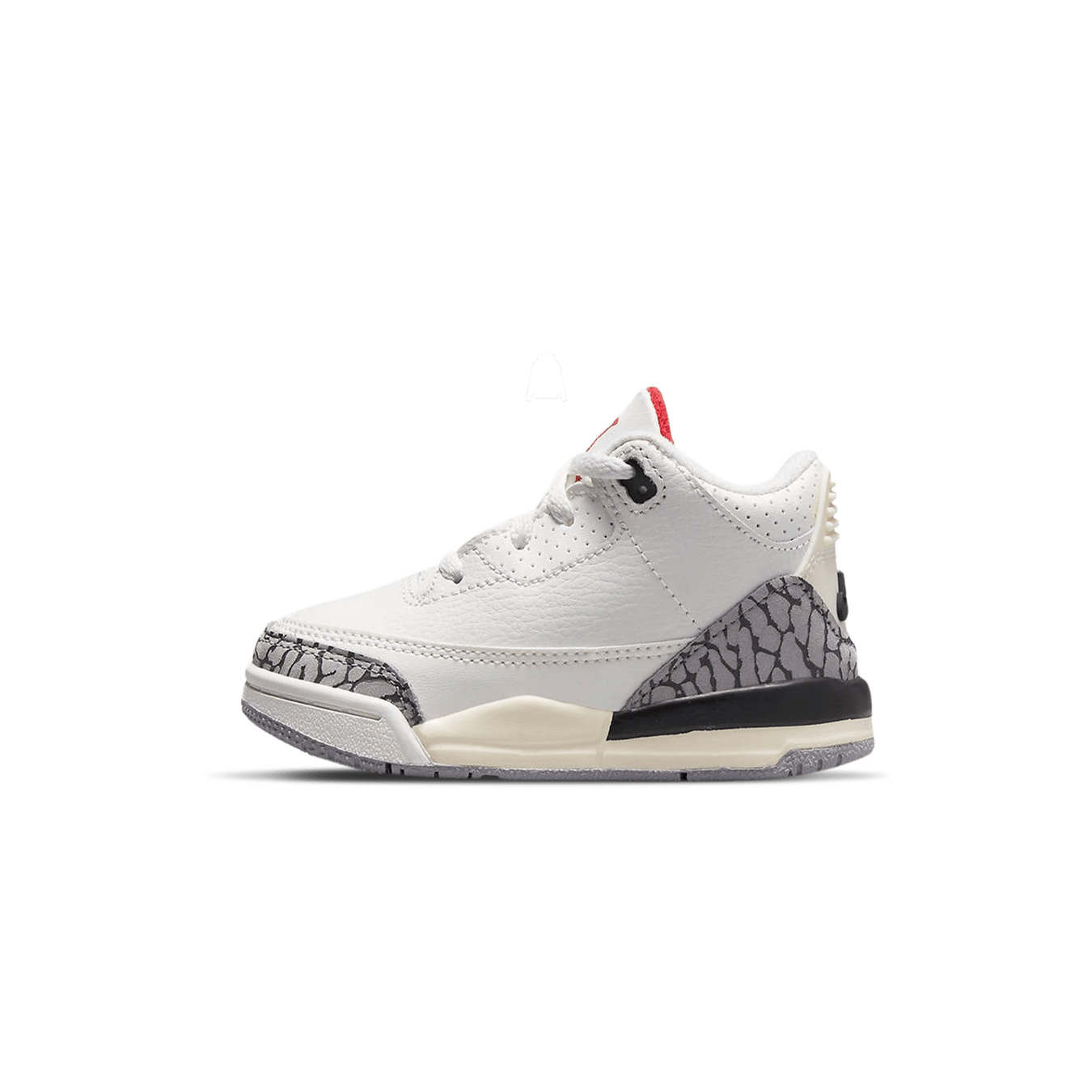 Air Jordan 3 Retro TD 'White Cement Reimagined' — UK 0C | EU 15 | US 0C — Front View