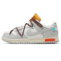 Off-White x Nike Dunk Low 'Lot 46 of 50' — UK 3 | EU 35.5 | US 3.5 — Front View