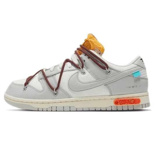Off-White x Nike Dunk Low 'Lot 46 of 50' — UK 3 | EU 35.5 | US 3.5 — Front View