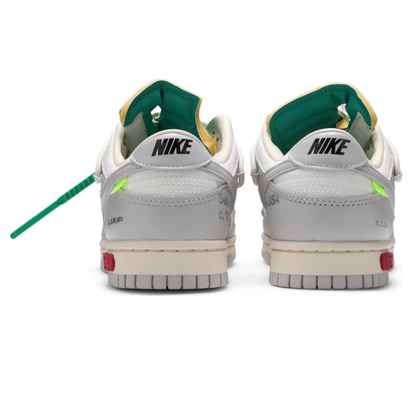 Off-White x Nike Dunk Low 'Lot 25 of 50' — UK 3 | EU 35.5 | US 3.5 — Detail View