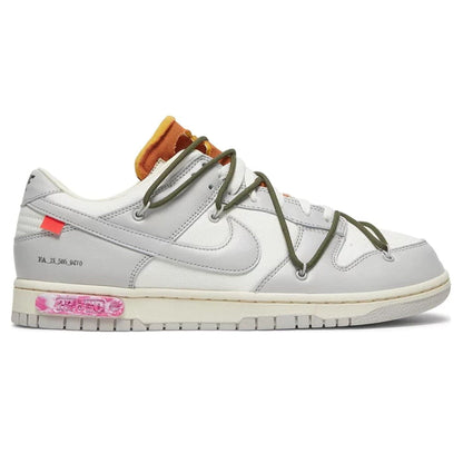 Off-White x Nike Dunk Low 'Lot 22 of 50' — UK 3 | EU 35.5 | US 3.5 — Side View