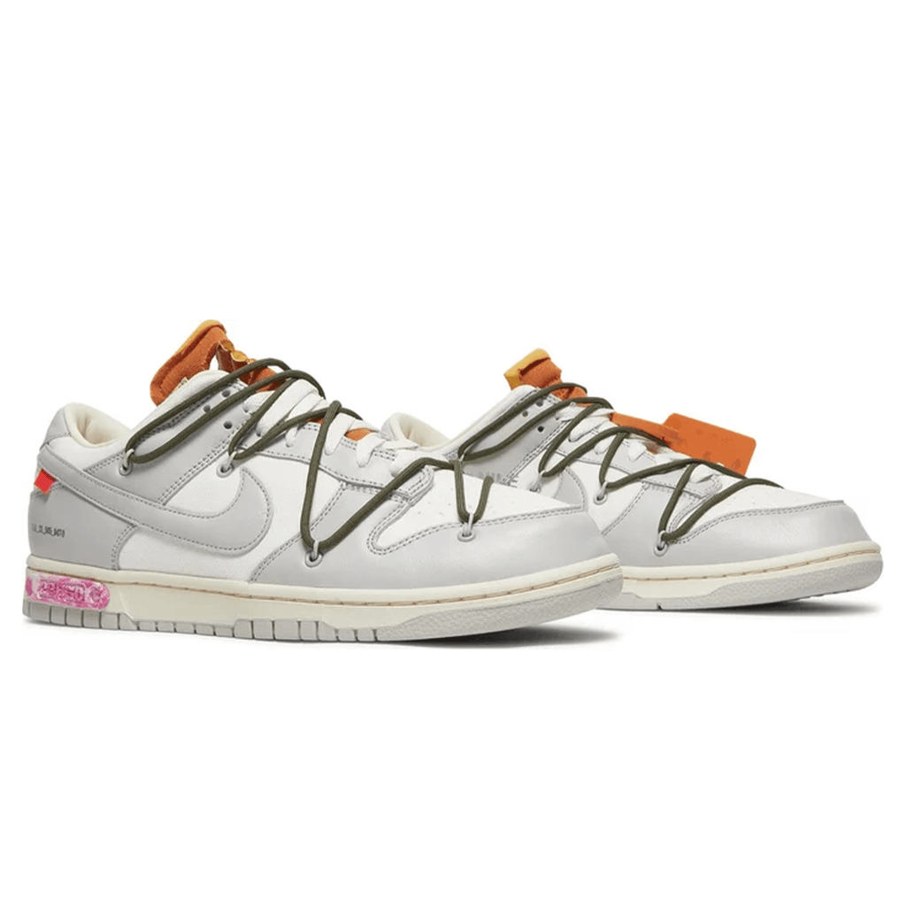 Off-White x Nike Dunk Low 'Lot 22 of 50' — UK 3 | EU 35.5 | US 3.5 — Top View