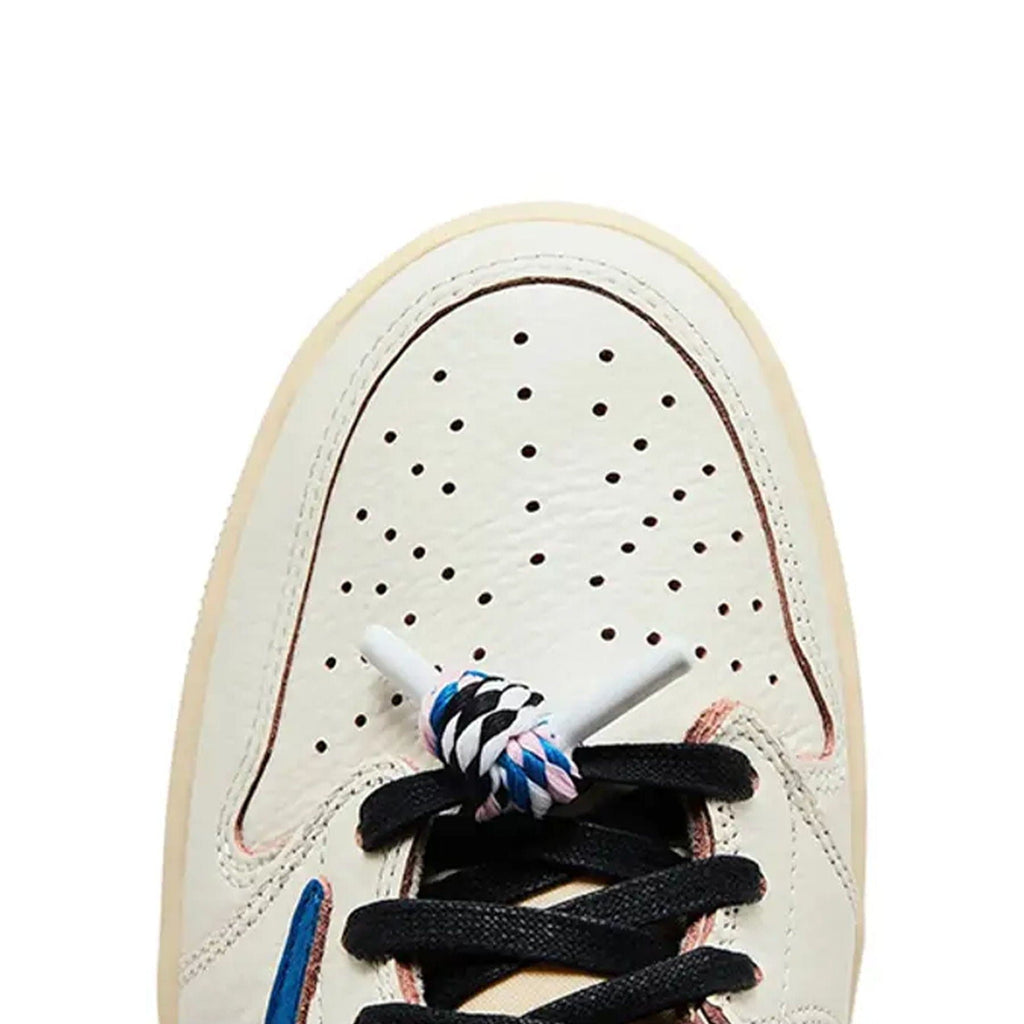 Fragment Design x Travis Scott x Air Jordan 1 Retro Low OG 'White Blue' — UK 3 | EU 35.5 | US 3.5 — Detail View