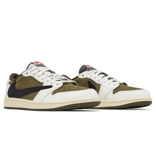 Air Jordan 1 Low OG x Travis Scott SP 'Medium Olive' — UK 3 | EU 35.5 | US 3.5 — Side View