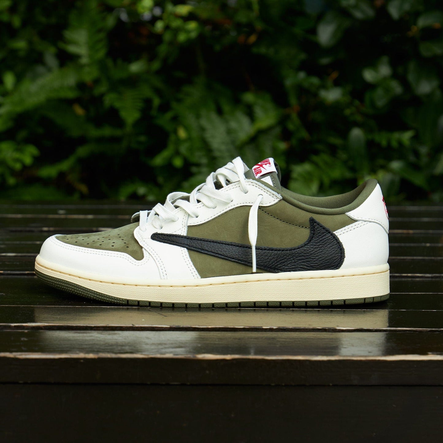 Air Jordan 1 Low OG x Travis Scott SP 'Medium Olive' — UK 3 | EU 35.5 | US 3.5 — Lifestyle View