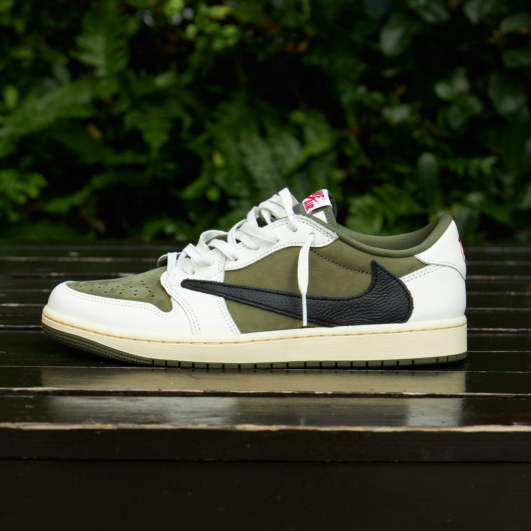 Air Jordan 1 Low OG x Travis Scott SP 'Medium Olive' — UK 3 | EU 35.5 | US 3.5 — Lifestyle View
