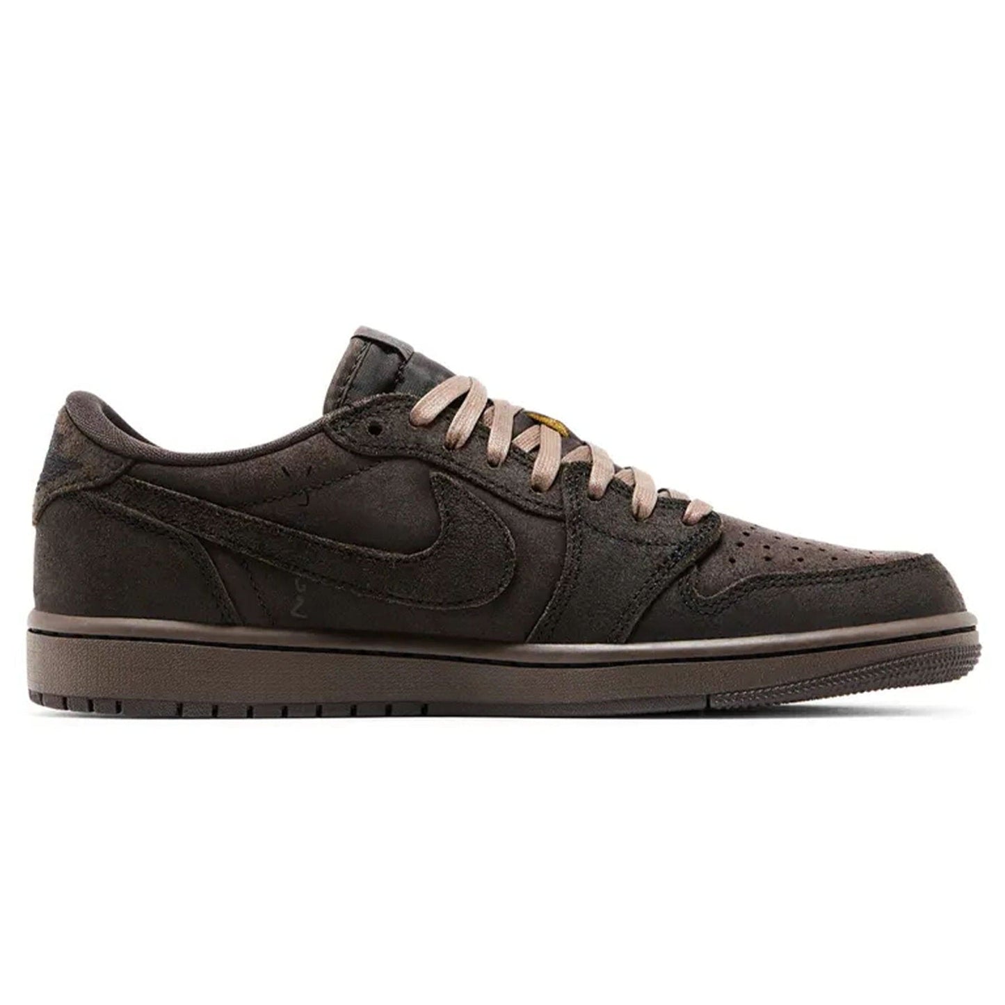 Air Jordan 1 Low OG x Travis Scott SP 'Velvet Brown' — UK 3 | EU 35.5 | US 3.5 — Side View