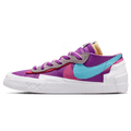 KAWS x sacai x Nike Blazer Low 'Purple Dusk' — UK 3 | EU 35.5 | US 3.5 — Front View