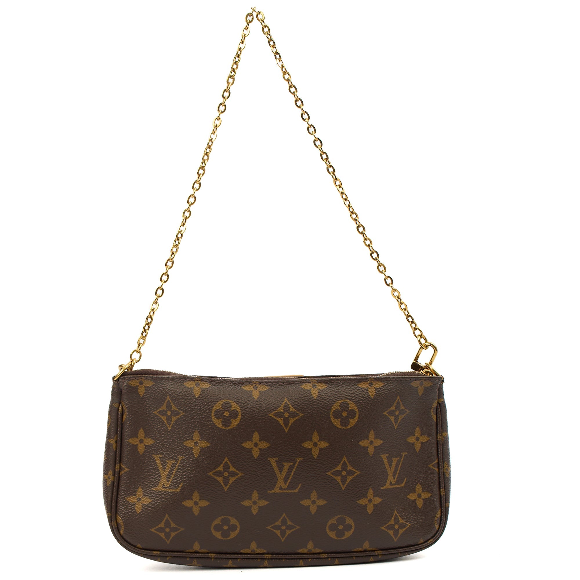 Louis Vuitton Cross Body Multi Pochette Accessoires in Monogram, Canvas — Top View