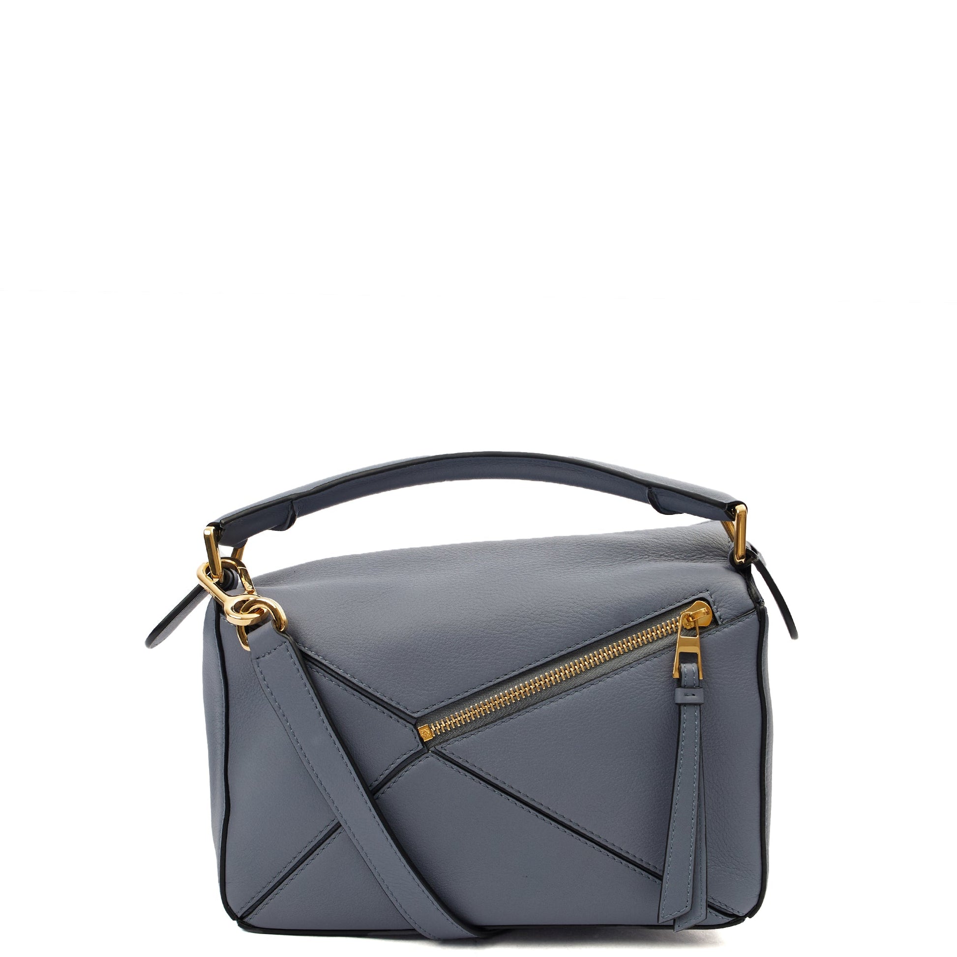 Loewe Cross Body Puzzle - Small in Blue, Leather — Alternate View 10