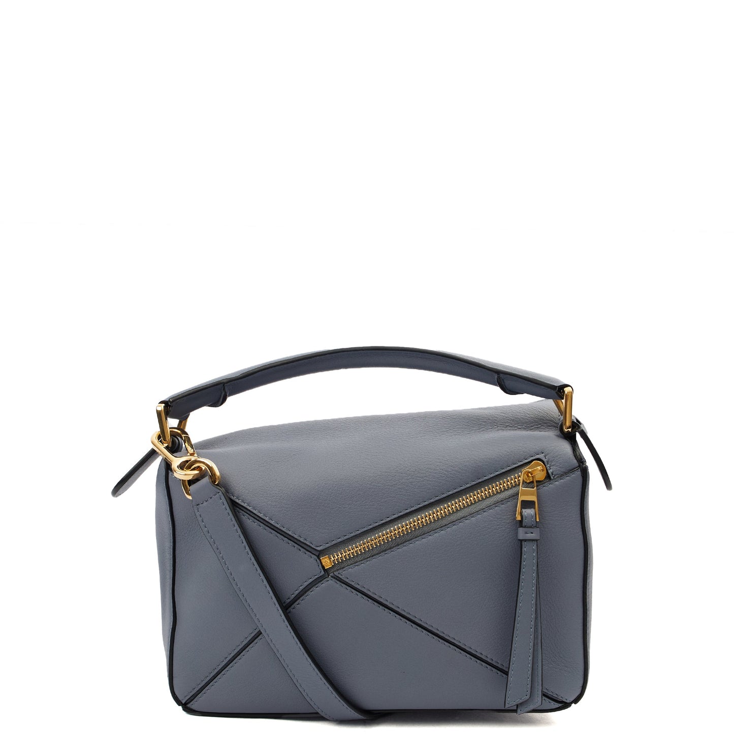 Loewe Cross Body Puzzle - Small in Blue, Leather — Alternate View 17