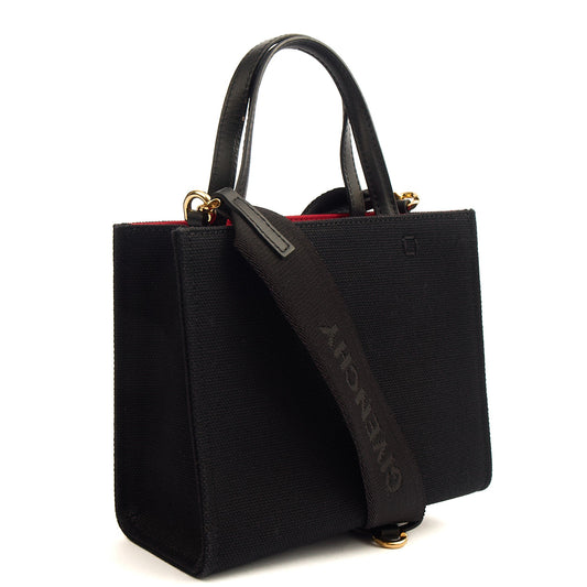 Givenchy Tote G-Tote in Black, Fabric — Side View