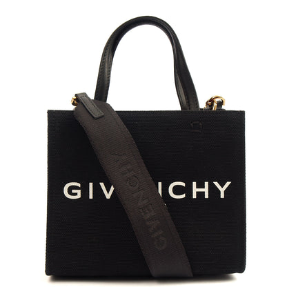 Givenchy Tote G-Tote in Black, Fabric — Front View