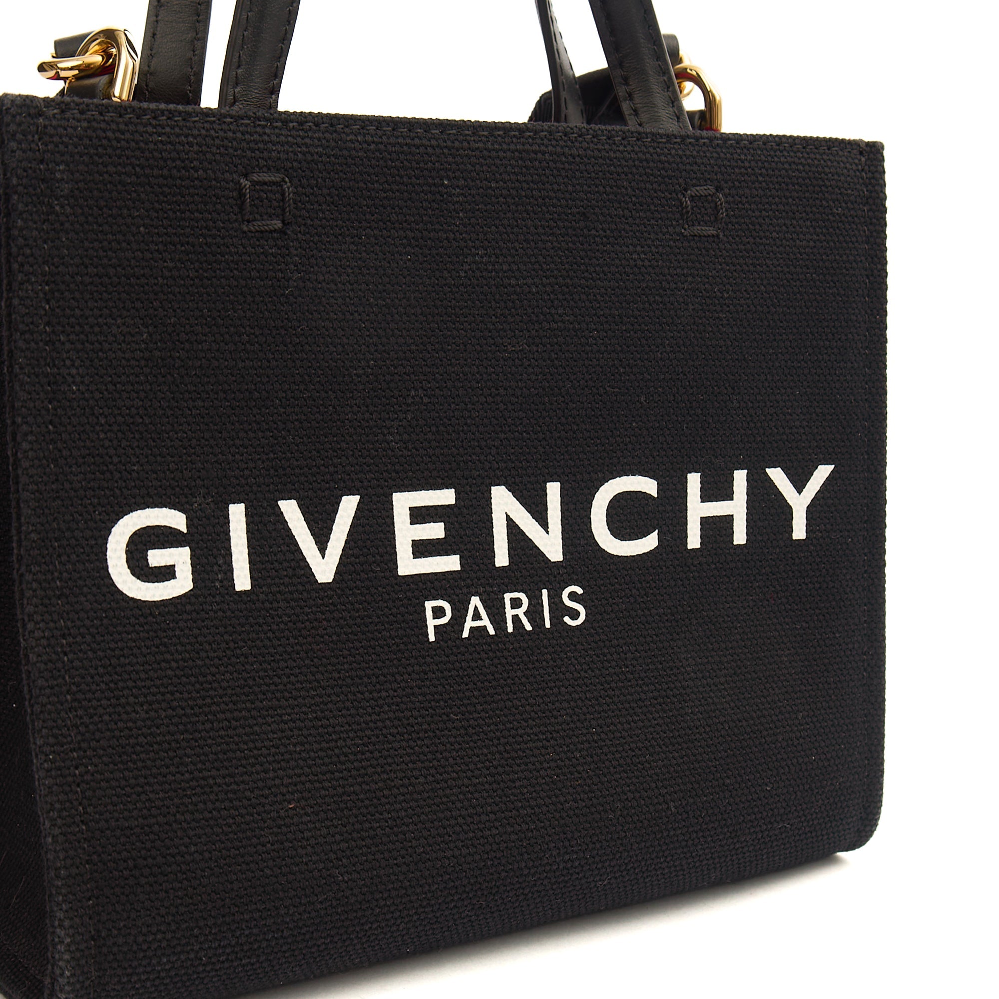 Givenchy Tote G-Tote in Black, Fabric — Detail View