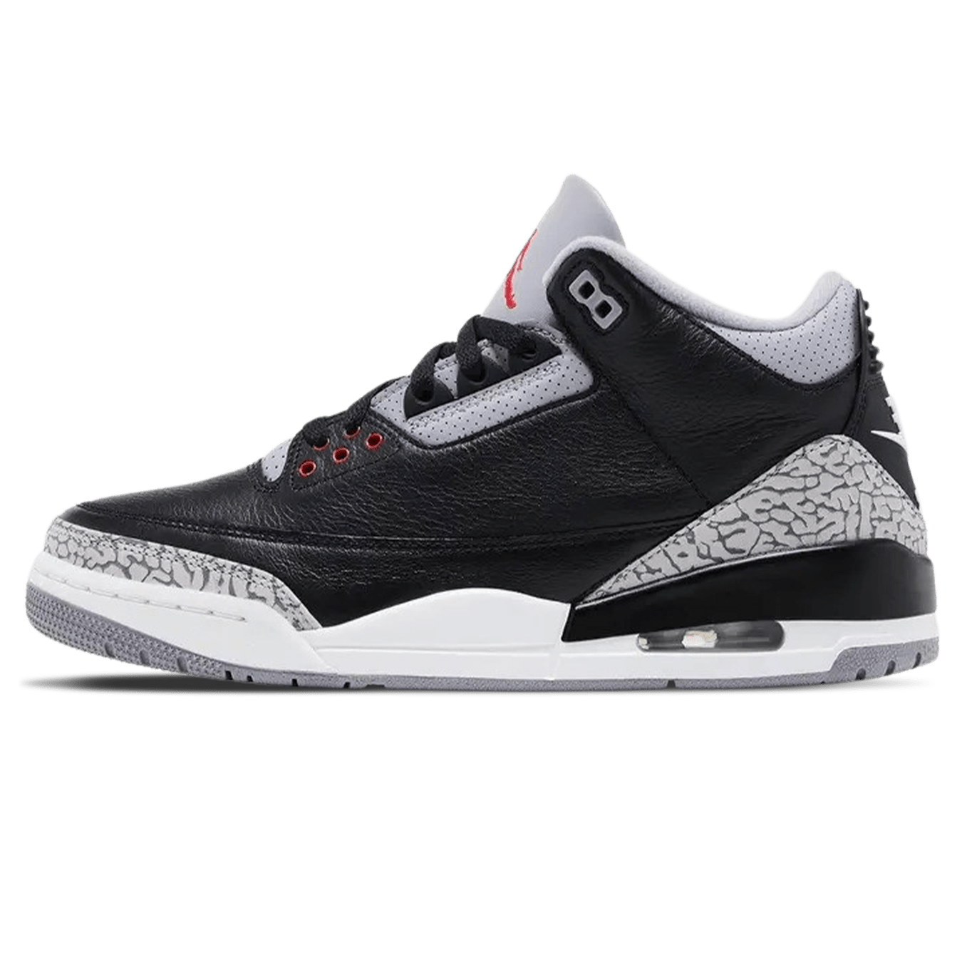 Air Jordan 3 Retro OG 'Black Cement' 2024 — UK 3 | EU 35.5 | US 3.5 — Front View