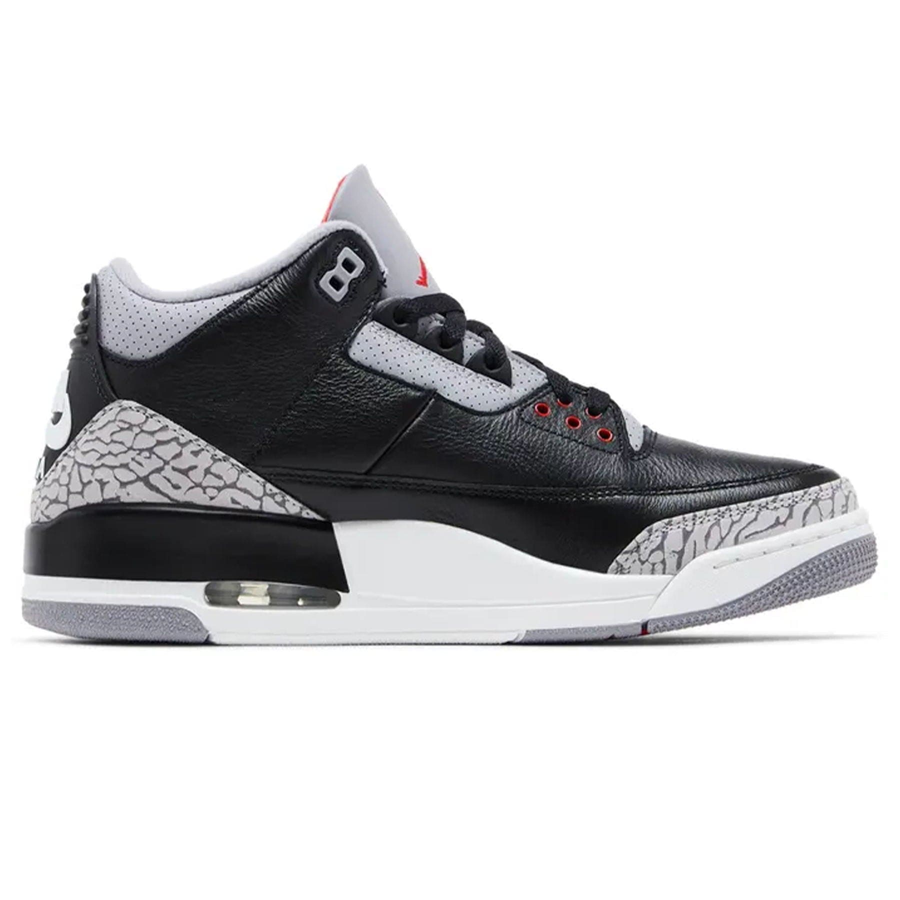 Air Jordan 3 Retro OG 'Black Cement' 2024 — UK 3 | EU 35.5 | US 3.5 — Side View