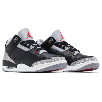 Air Jordan 3 Retro OG 'Black Cement' 2024 — UK 3 | EU 35.5 | US 3.5 — Back View