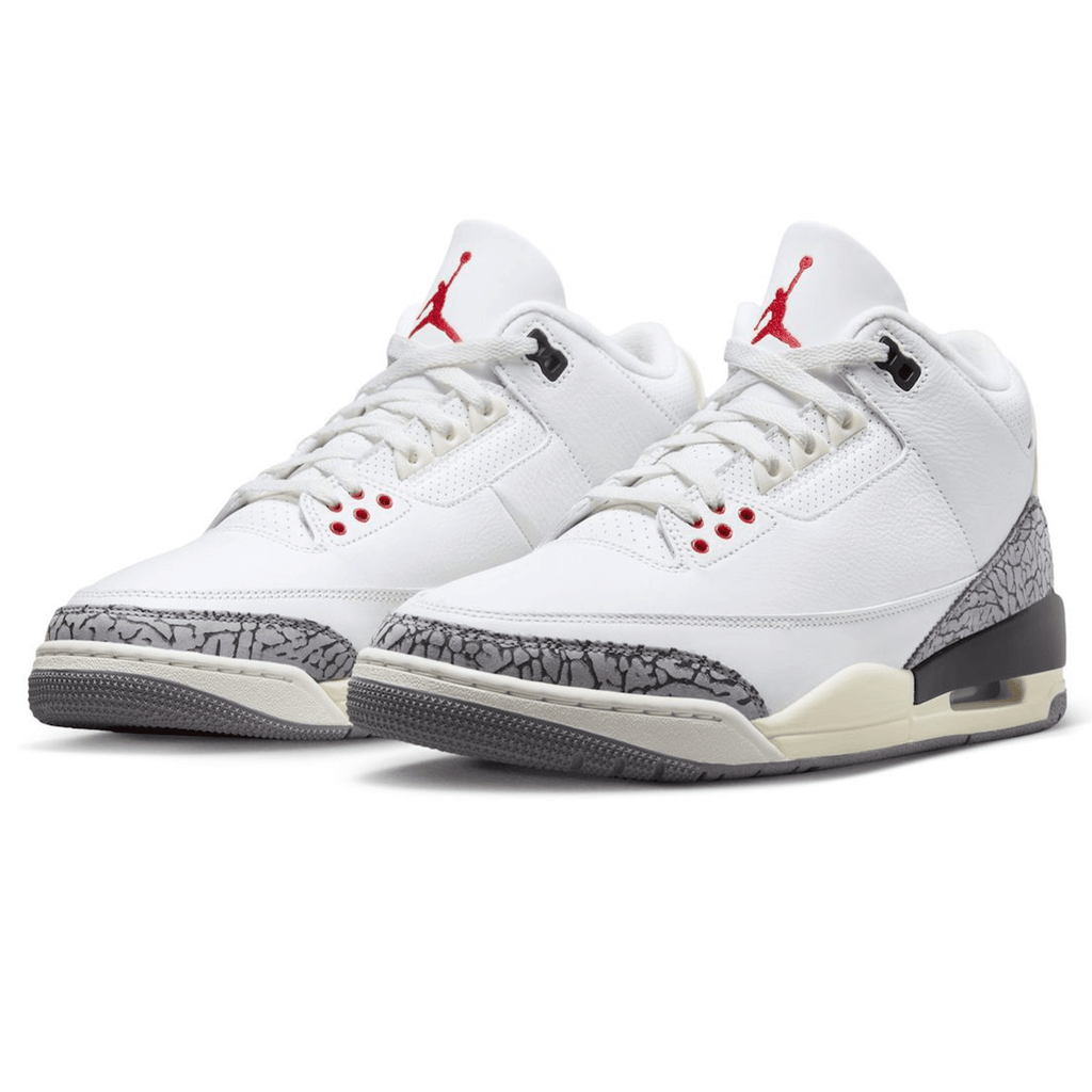 Air Jordan 3 Retro 'White Cement Reimagined' — UK 3 | EU 35.5 | US 3.5 — Side View
