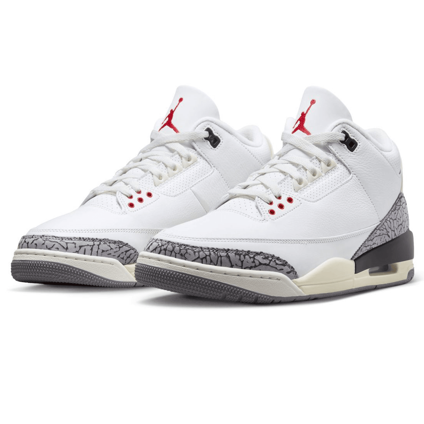 Air Jordan 3 Retro 'White Cement Reimagined' — UK 3 | EU 35.5 | US 3.5 — Side View