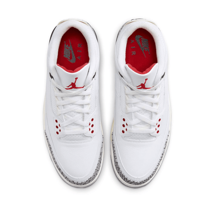 Air Jordan 3 Retro 'White Cement Reimagined' — UK 3 | EU 35.5 | US 3.5 — Back View