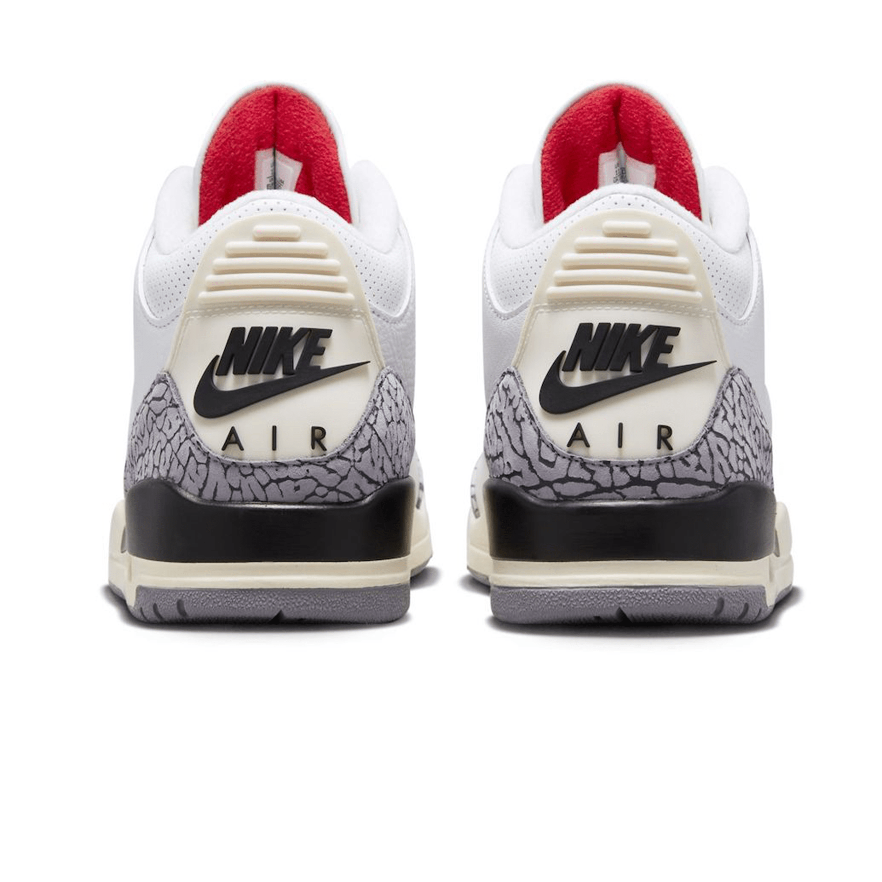 Air Jordan 3 Retro 'White Cement Reimagined' — UK 3 | EU 35.5 | US 3.5 — Top View