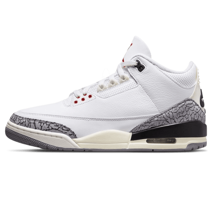 Air Jordan 3 Retro 'White Cement Reimagined' — UK 3 | EU 35.5 | US 3.5 — Front View