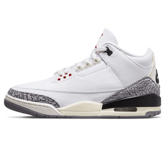 Air Jordan 3 Retro 'White Cement Reimagined' — UK 3 | EU 35.5 | US 3.5 — Front View