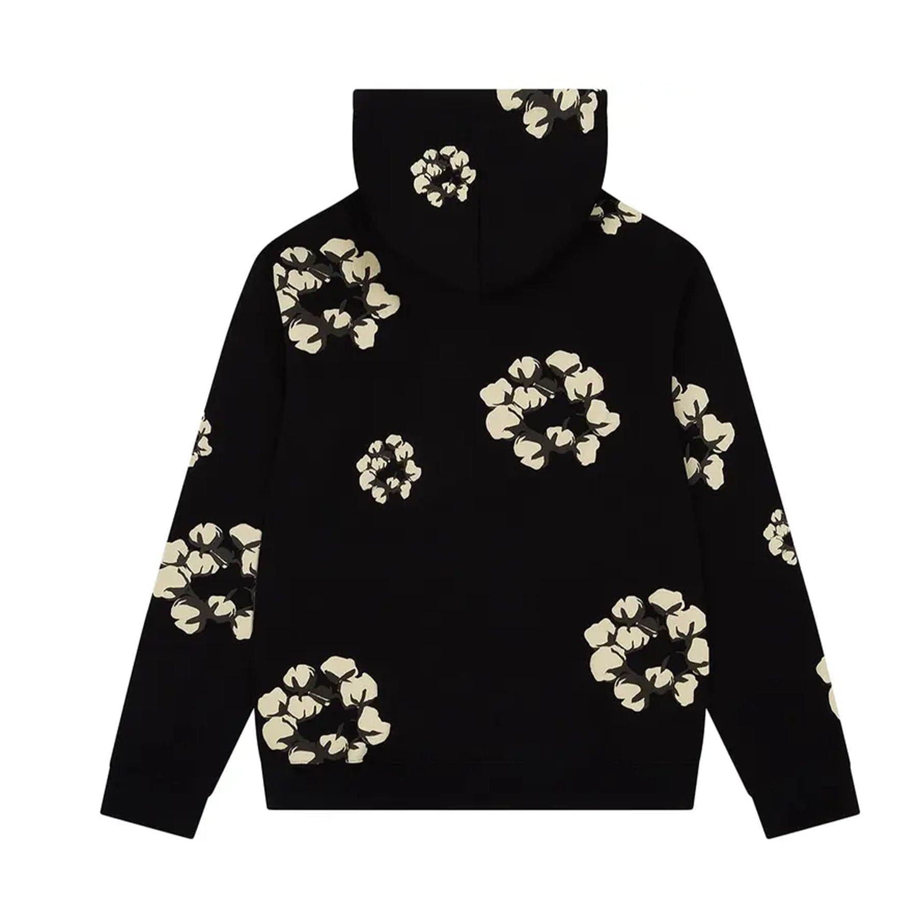 Denim Tears x Cactus Plant Flea Market Cactus Tears Wreath Hoodie 'Black' — XXS — Side View