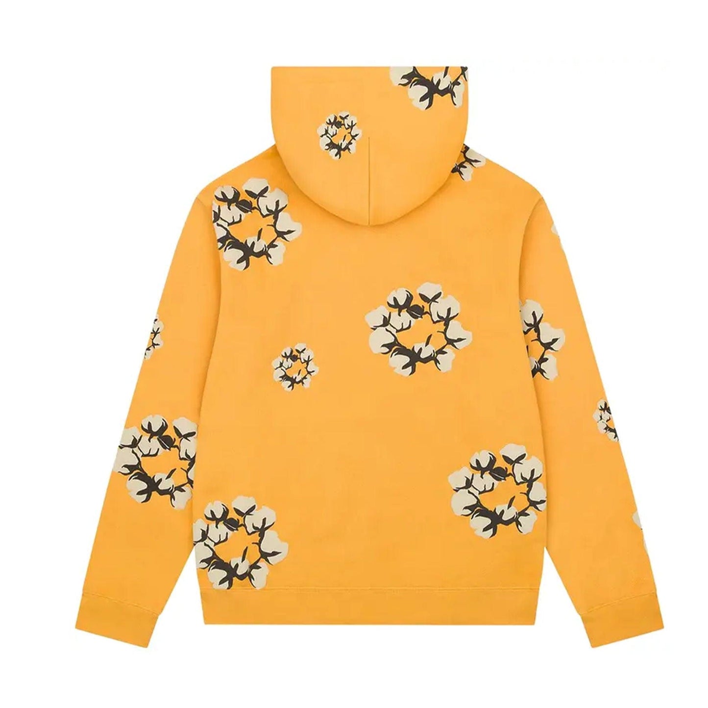Denim Tears x Cactus Plant Flea Market Cactus Tears Wreath Hoodie 'Yellow' — XXS — Side View