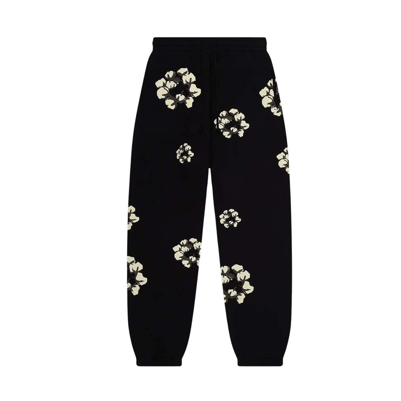 Denim Tears x Cactus Plant Flea Market Cactus Tears Wreath Sweatpants 'Black' — XXS — Front View